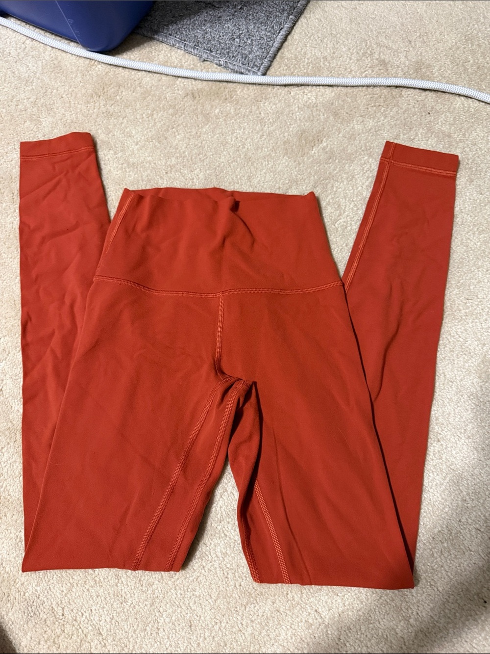 lululemon athletica High-Waist Rust Orange Leggings